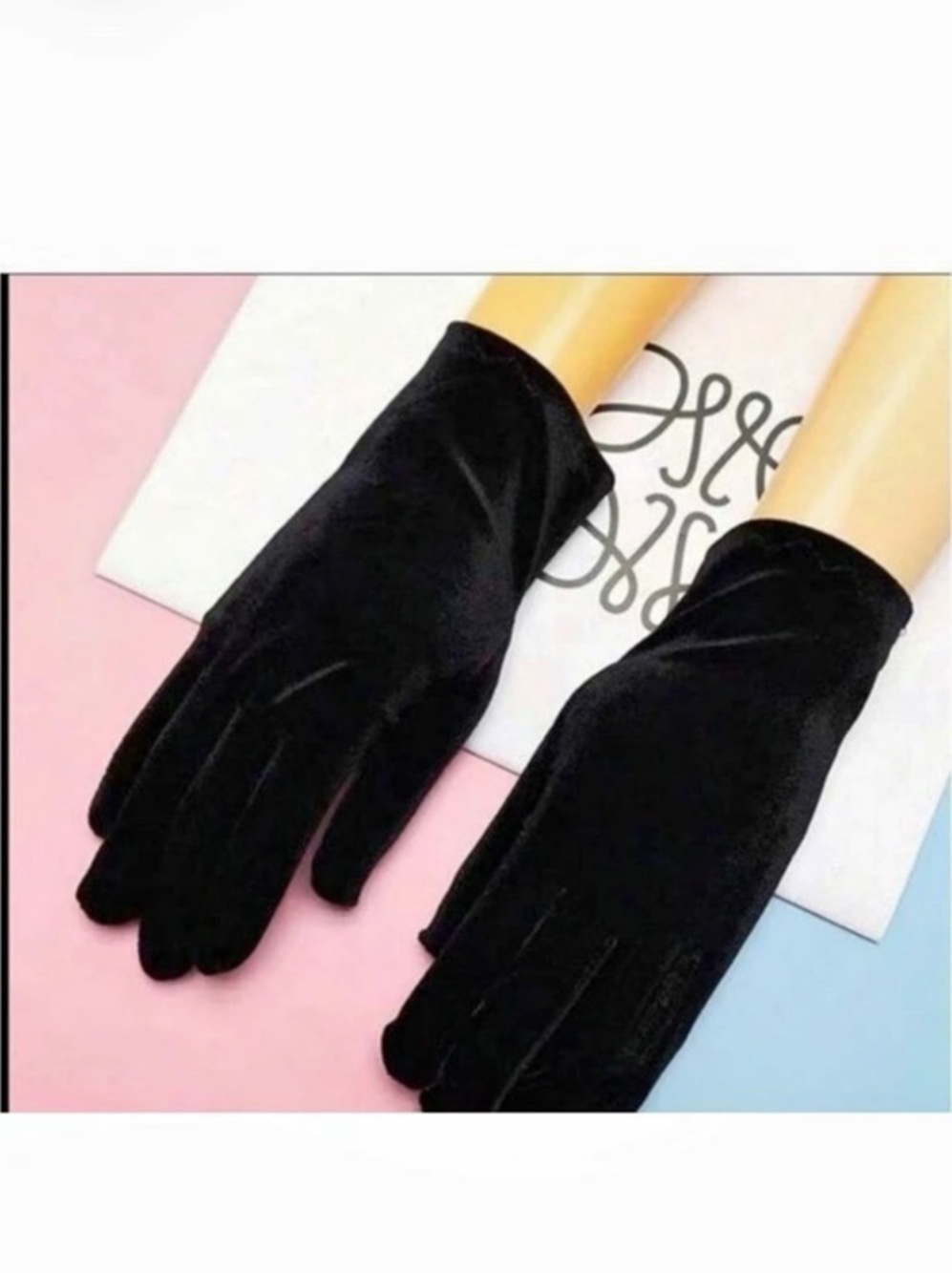 Black Velvet Gloves